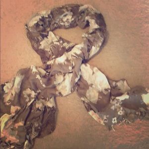Floral wrap scarf